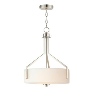 Dart Three Light Pendant in Satin Nickel by Maxim