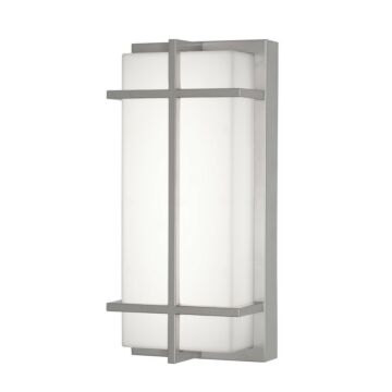 August LED Outdoor Lantern in Painted Nickel by AFX Lighting