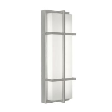 August LED Outdoor Lantern in Painted Nickel by AFX Lighting