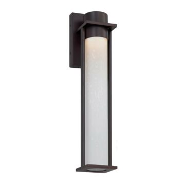 Fusion LED Outdoor Wall Sconce in Matte Black by Justice Designs