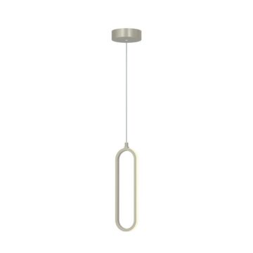 Sienna LED Pendant in Painted Nickel by AFX Lighting
