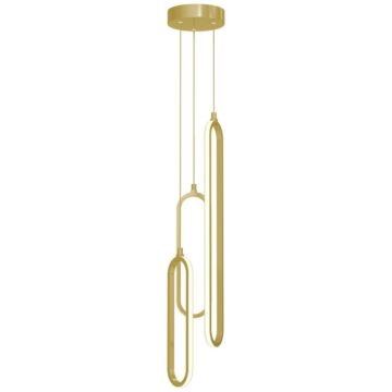 Sienna LED Pendant in Gold by AFX Lighting