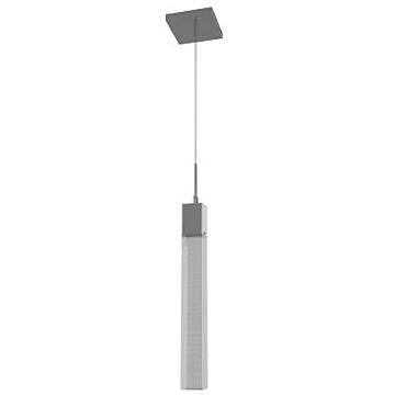 The Original Glacier Snow Avenue One Light Pendant in Chrome by Avenue Lighting
