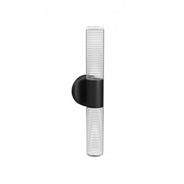 Strand LED Wall Sconce in Black by Avenue Lighting