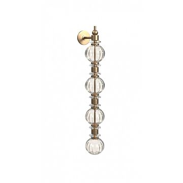 Avra LED Wall Sconce in Aged Brass by Avenue Lighting