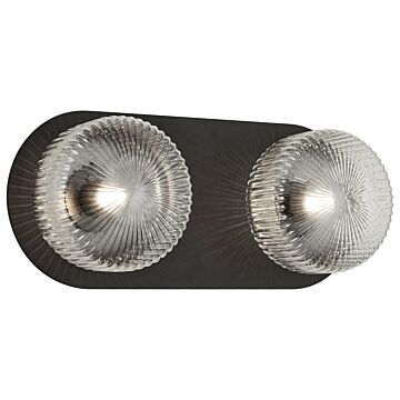 Knobbel LED Wall Sconce in Matte Black by Matteo Lighting
