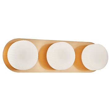 Knobbel LED Wall Sconce in Aged Gold Brass by Matteo Lighting