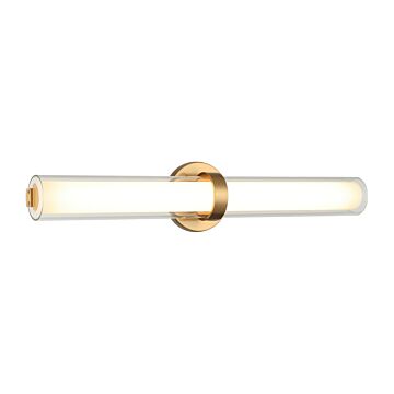 Satchie LED Wall Sconce in Aged Gold Brass by Matteo Lighting