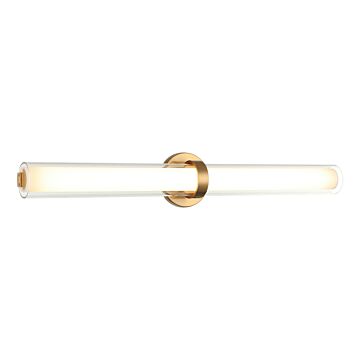 Satchie LED Wall Sconce in Aged Gold Brass by Matteo Lighting