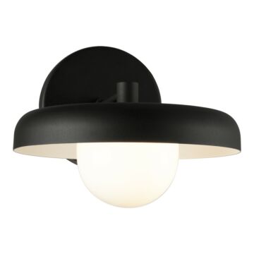 Creston LED Wall Sconce in Matte Black by Matteo Lighting