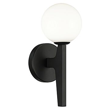 Scriben LED Wall Sconce in Matte Black by Matteo Lighting