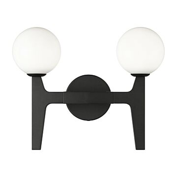 Scriben LED Wall Sconce in Matte Black by Matteo Lighting