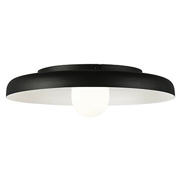 Creston LED Ceiling Mount in Matte Black by Matteo Lighting