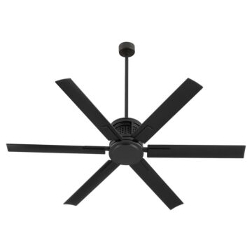 Zeus 65" Patio Fan in Matte Black by Quorum International