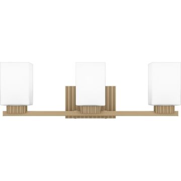 Joyner Three Light Bath in Bronze Gold by Quoizel