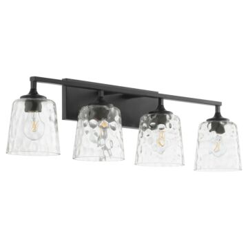 Eldorado Four Light Vanity in Matte Black by Quorum International