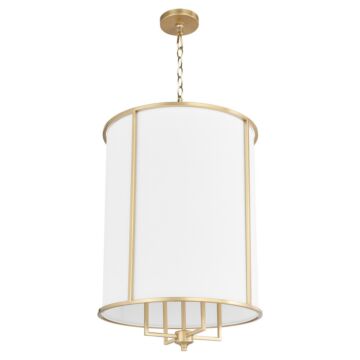 Eldorado Four Light Entry in Aged Brass by Quorum International