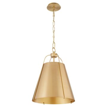 Jamie One Light Pendant in Aged Brass by Quorum International
