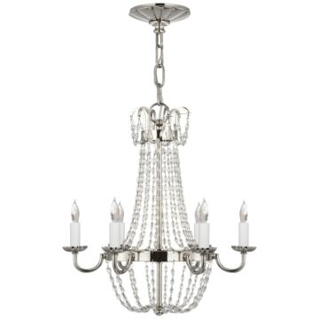 Paris Flea Market  Chandelier in Polished Nickel by Visual Comfort Signature