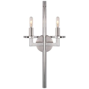 Liaison  Wall Sconce in Polished Nickel by Visual Comfort Signature