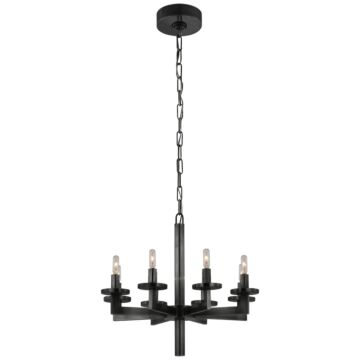 Liaison  Chandelier in Bronze by Visual Comfort Signature