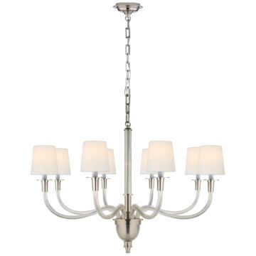 Vivian  Chandelier in Polished Nickel by Visual Comfort Signature