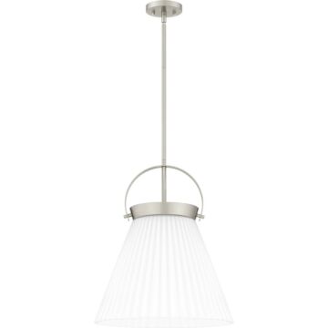 Quoizel Pendant One Light Pendant in Brushed Nickel by Quoizel