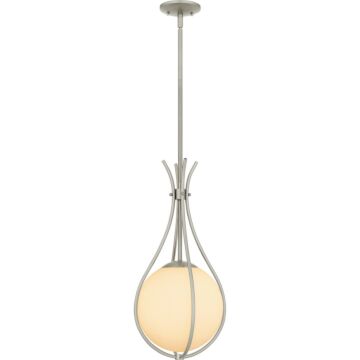 Quoizel Pendant One Light Mini Pendant in Brushed Nickel by Quoizel
