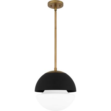 Quoizel Piccolo Pendant One Light Mini Pendant in Weathered Brass by Quoizel
