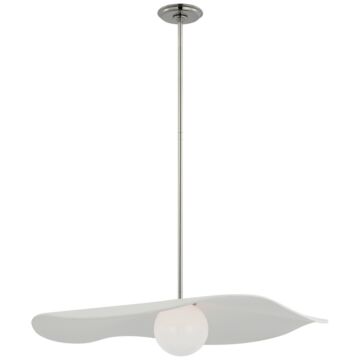 Mahalo LED Pendant in Polished Nickel by Visual Comfort Signature