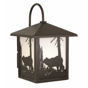 Bozeman 1-Light Outdoor Wall Mount in Burnished Bronze