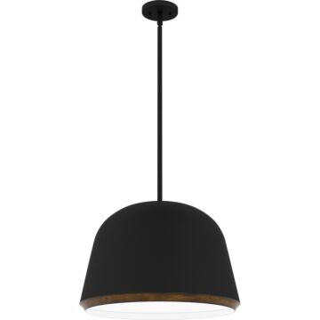 Tamara Four Light Pendant in Matte Black by Quoizel