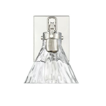 Barlon One Light Wall Sconce in Polished Nickel by Millennium
