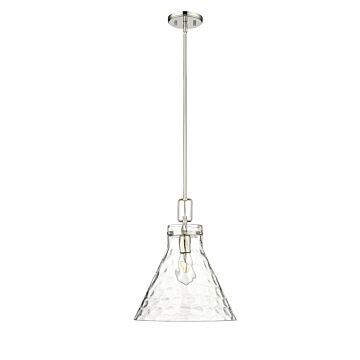Barlon One Light Pendant in Polished Nickel by Millennium