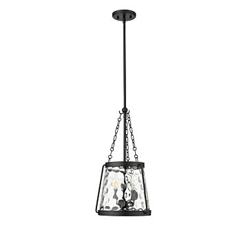 Adabella Three Light Pendant in Matte Black by Millennium