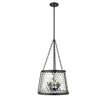 Adabella Five Light Pendant in Matte Black by Millennium