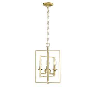 Nellis Four Light Pendant in Modern Gold by Millennium