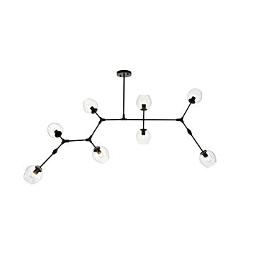 Cavoli 8-Light Chandelier in Black