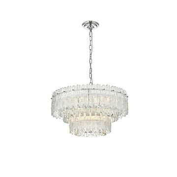 Emilia 6-Light Pendant in Chrome