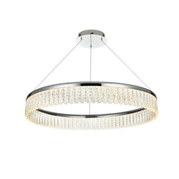 Rune 1-Light LED Chandelier in Chrome