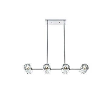 Eren 8-Light Pendant in Chrome