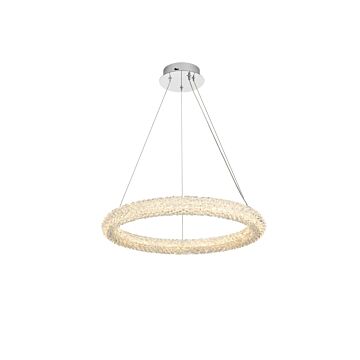 Bowen 1-Light LED Chandelier in Chrome