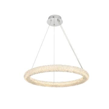 Bowen 1-Light LED Chandelier in Chrome