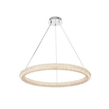 Bowen 1-Light LED Chandelier in Chrome