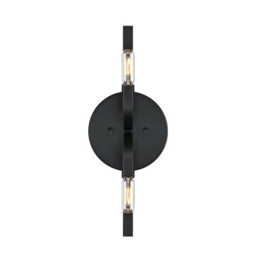 Skye 2-Light Wall Sconce in Matte Black