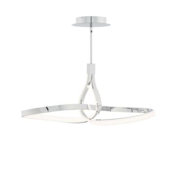 Mobius LED Pendant in Chrome by W.A.C. Lighting