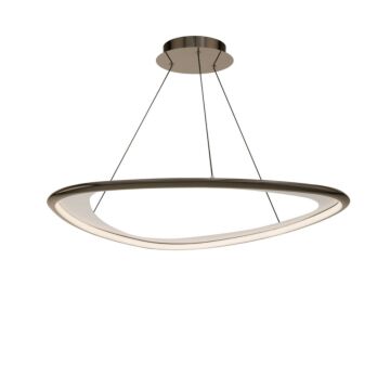 Oyster LED Pendant in Black Chrome by W.A.C. Lighting