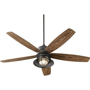 Quorum Portico 60 Inch Outdoor Ceiling Fan in Noir