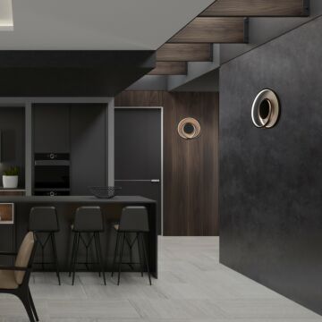 Marques LED Wall Sconce in Black by W.A.C. Lighting