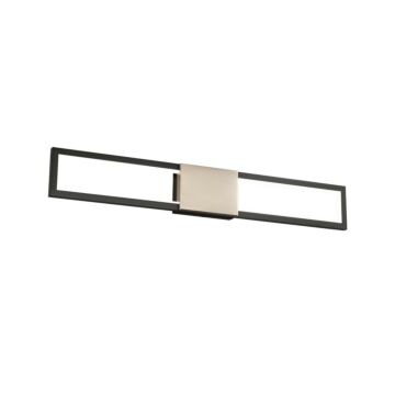Peekaboo LED Bathroom Vanity Light in Black Brushed Nickel by W.A.C. Lighting